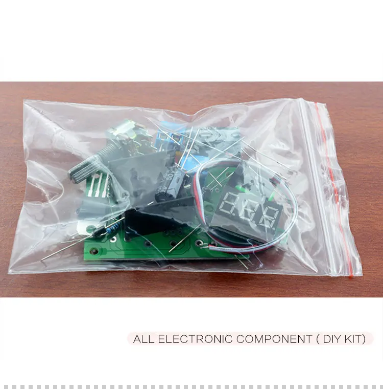 CIRMECH LM317 регулируемый источник питания постоянного тока Moudle DIY Kit электронный производственный Источник DIY набор с акриловым корпусом трансформатора