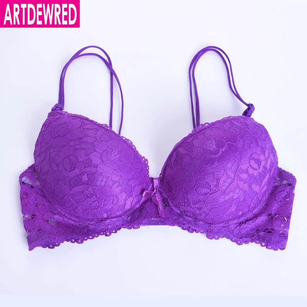 Artdewred бренд Для женщин Кружево Push Up Bra Top Чашки Костюмы Сексуальное белье плюс