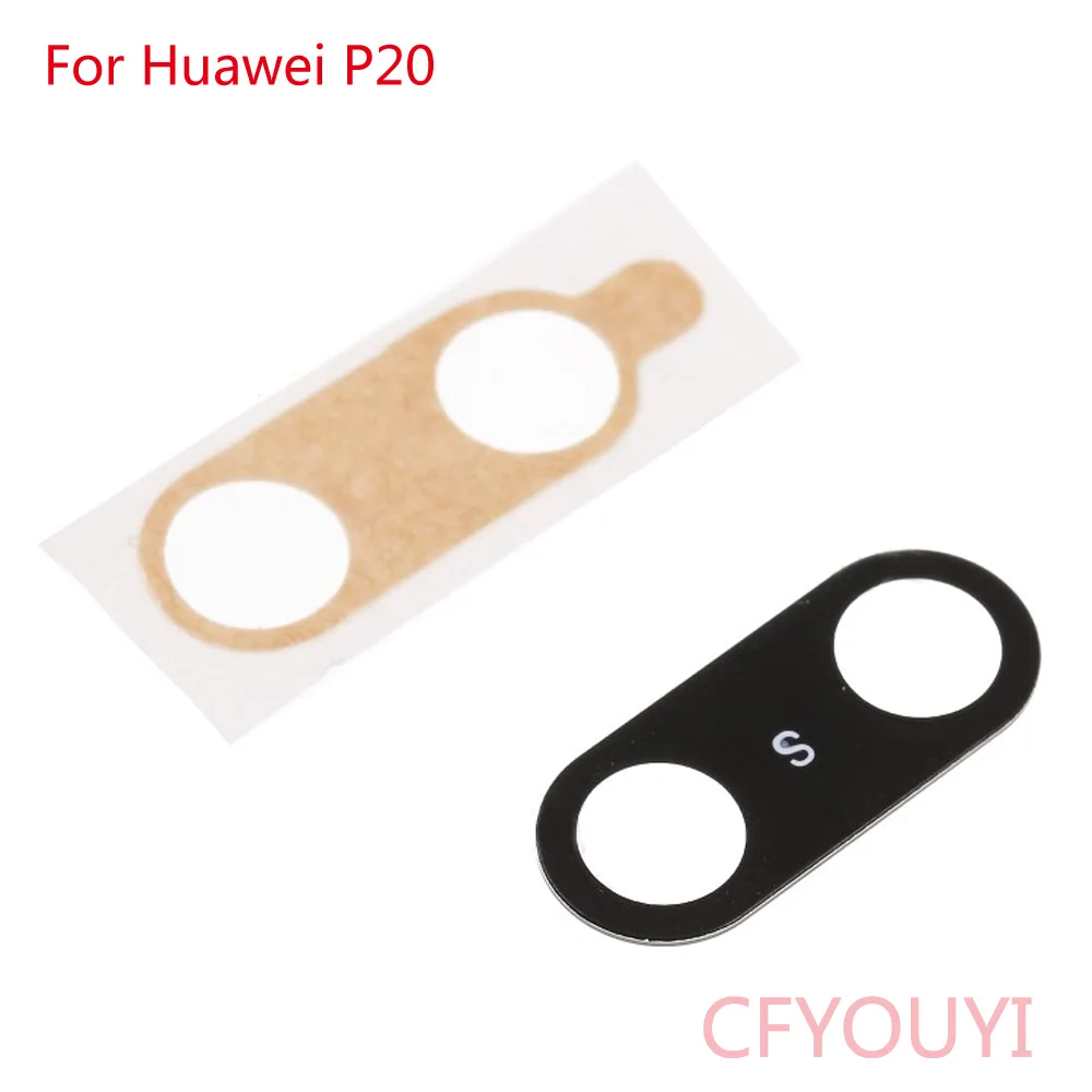 

2pcs/lot New Back Rear Camera Glass Lens Cover with 3M Adhesive Stickers P20 P20 Pro P20 Lite
