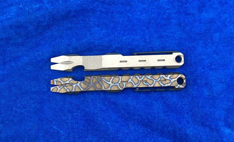 

DICORIA Original Crowbar Titanium Anodized Flat Handle Flat Tips Sticker Camping Outdoor Hunting EDC Tools