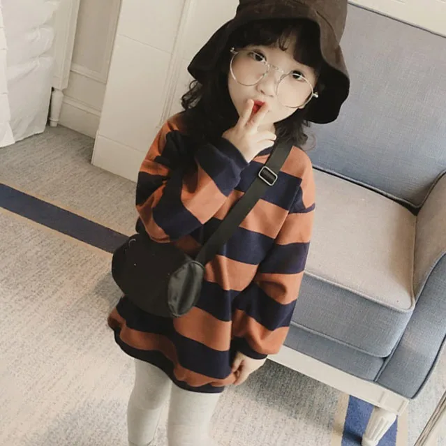 Толстовки для девочек одежда маленьких весенне Осенняя детская толстовка