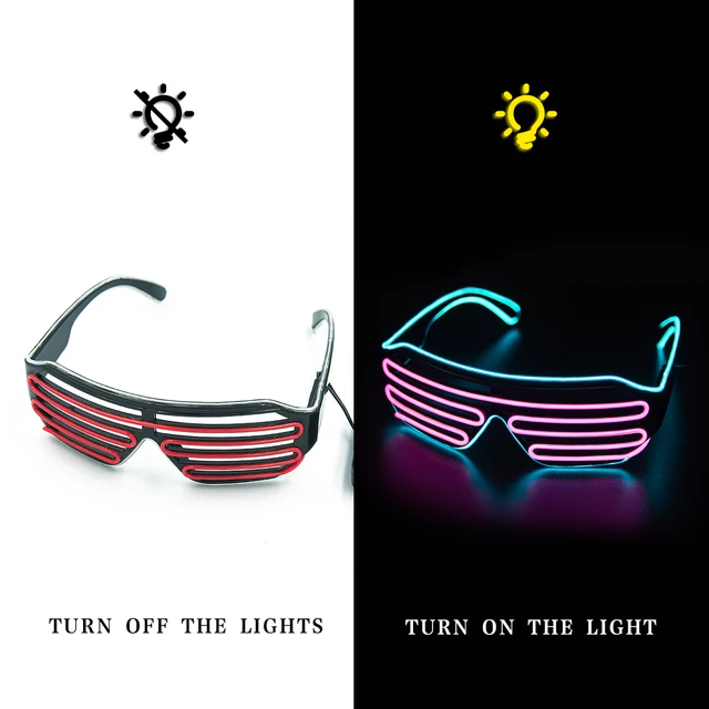 Светящиеся очки LED Gafas Luminous Bril