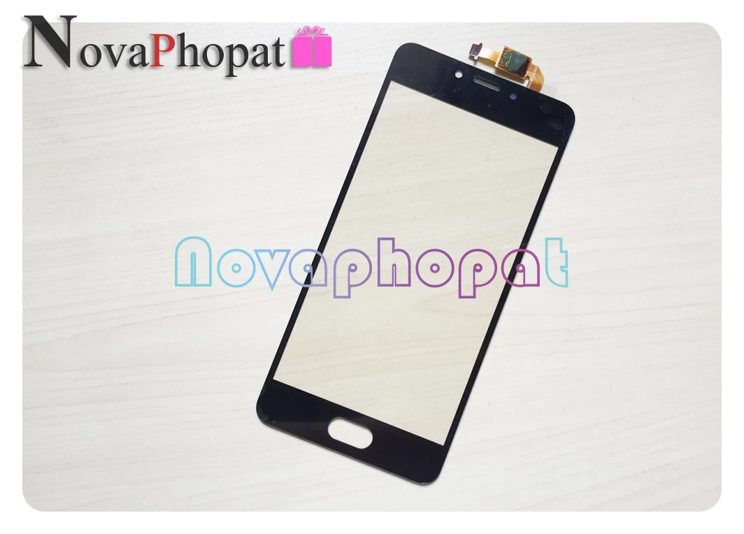 Novaphopat черный/белый датчик для Meizu M5C/Meilan 5C сенсорный экран дигитайзер стеклянная