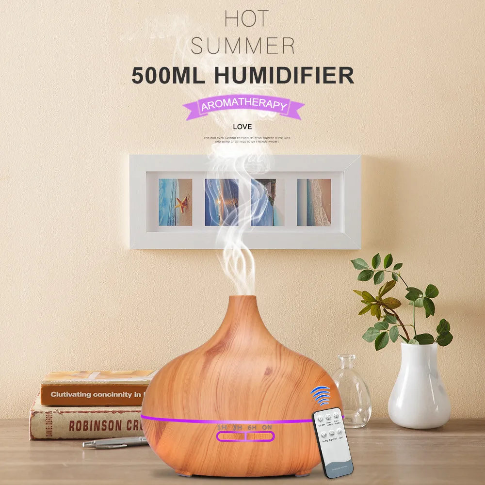 Увлажнитель воздуха ультразвуковой для ароматерапии 550 мл|Увлажнители воздуха| |