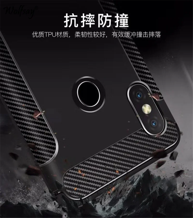 Soft Case Xiaomi Redmi Note 6 Pro Armor Shockproof Phone Silicon Cover |