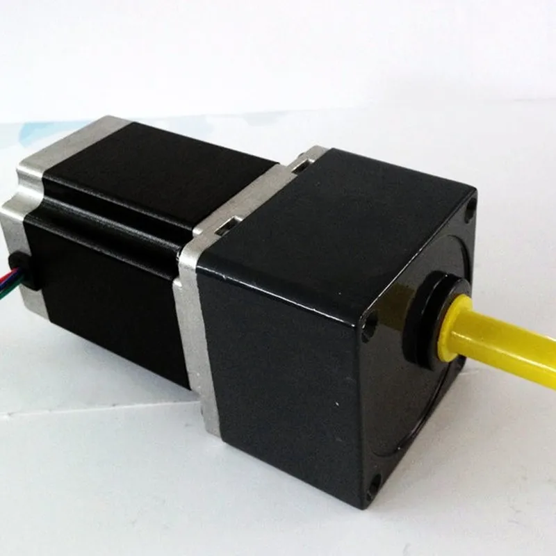 

Nema23 Stepper Motor 57HS56-2804SG15 1.26N.m ( 180 oz/in) 2.8A 57*56mm Engraving Gearbox Reduction ratio 15 :1