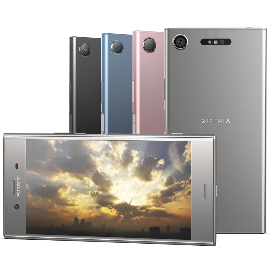 Original Sony Xperia XZ1 G8342 64G ROM 4G RAM 19MP Octa Core NFC 2700mAh Dual Sim Android 7.1 Quick Charge 3.0 Phone | Мобильные