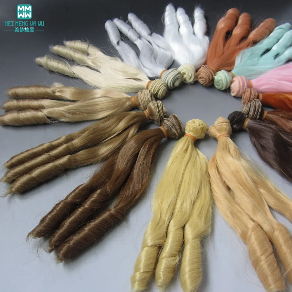 Многослойные локоны для кукол 15 см * 100 подходят 1/3 1/4 1/6 BJD/Аксессуары SD|hair for dolls|dolls