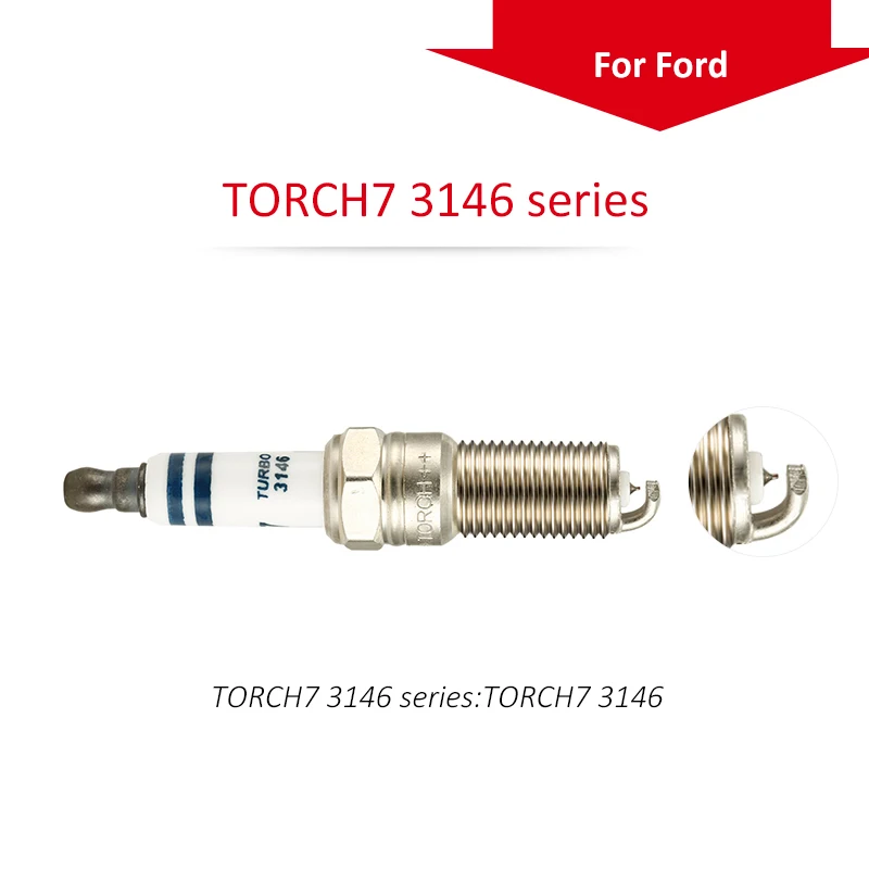 4 шт./лот Китай Оригинальный факел свечи зажигания TORCH7 серии 3146 для Ford Focus III 2 0