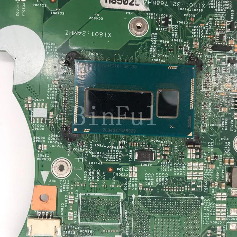 Высокое качество для FLEX 2-14 материнская плата ноутбука 448 00X01 0011 13281-1 с SR16Q I3-4010U CPU 100%