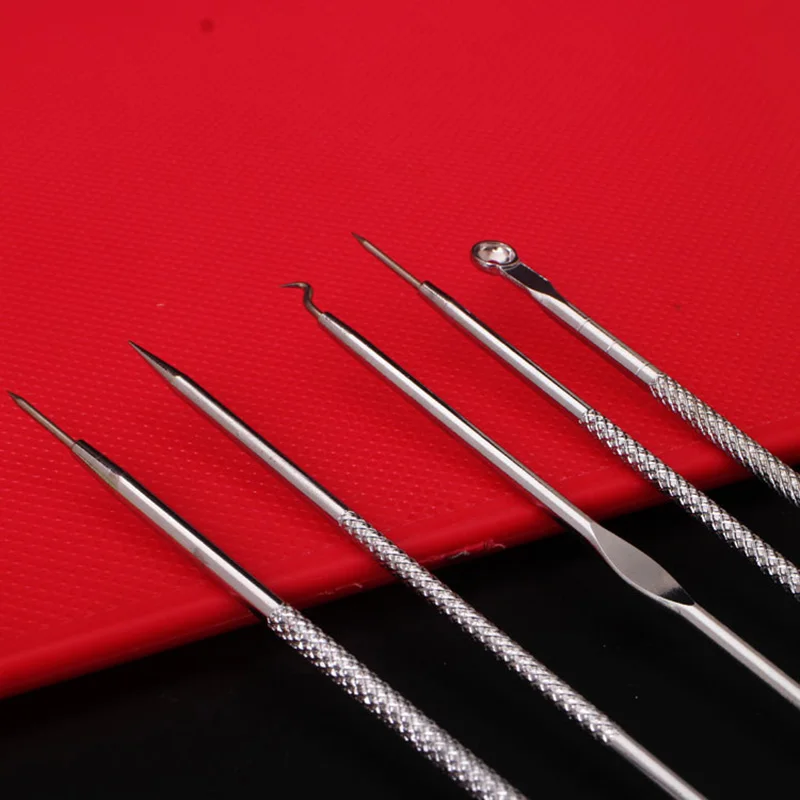 Набор для удаления черных точек прыщей экстрактора 5 шт.|5pcs blackhead|kit acnekit kits |