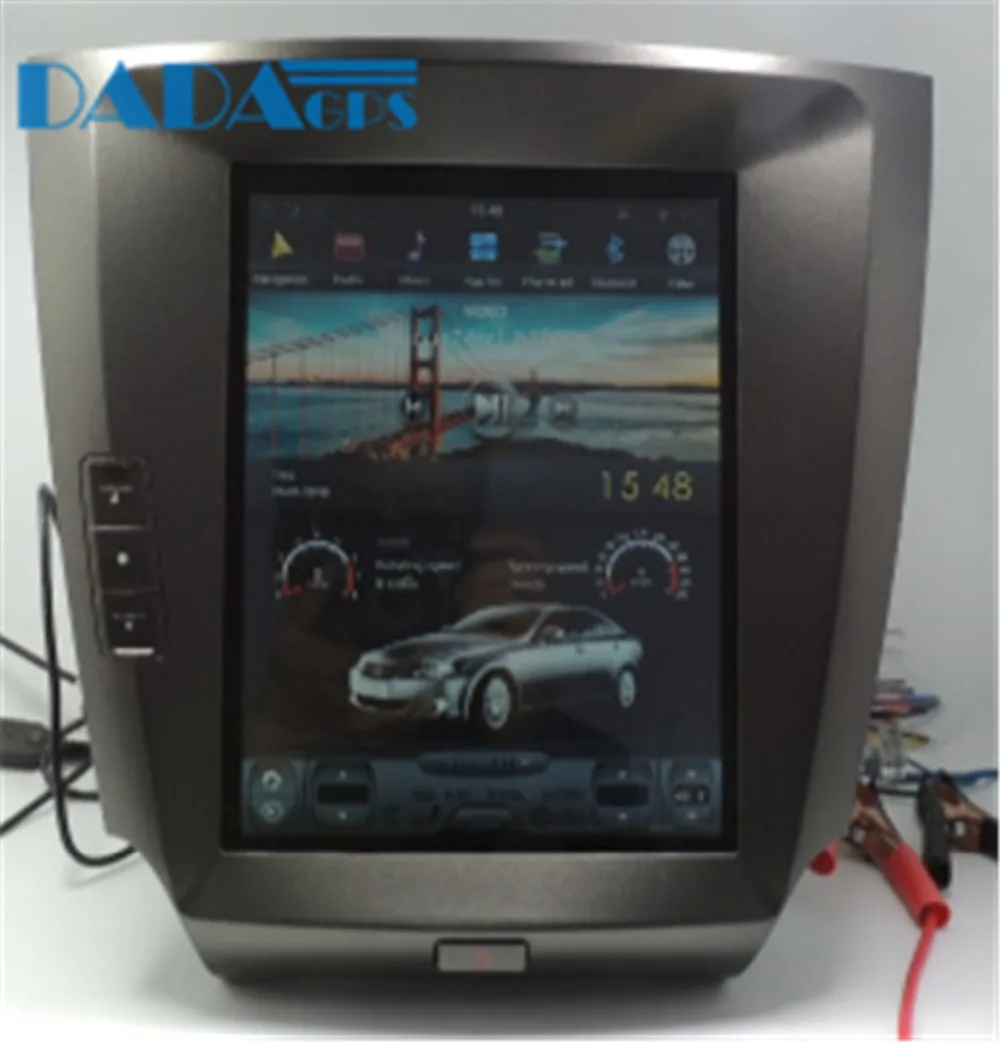 Tesla стиль Android 7 1 Автомагнитола gps навигация радио стерео для lexus IS IS200 IS250 IS300 2006 2011