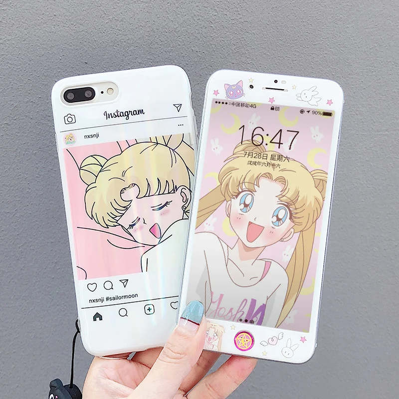 Закаленное стекло для iphone 7 8 plus защитная пленка с мягкими краями 6 6s +