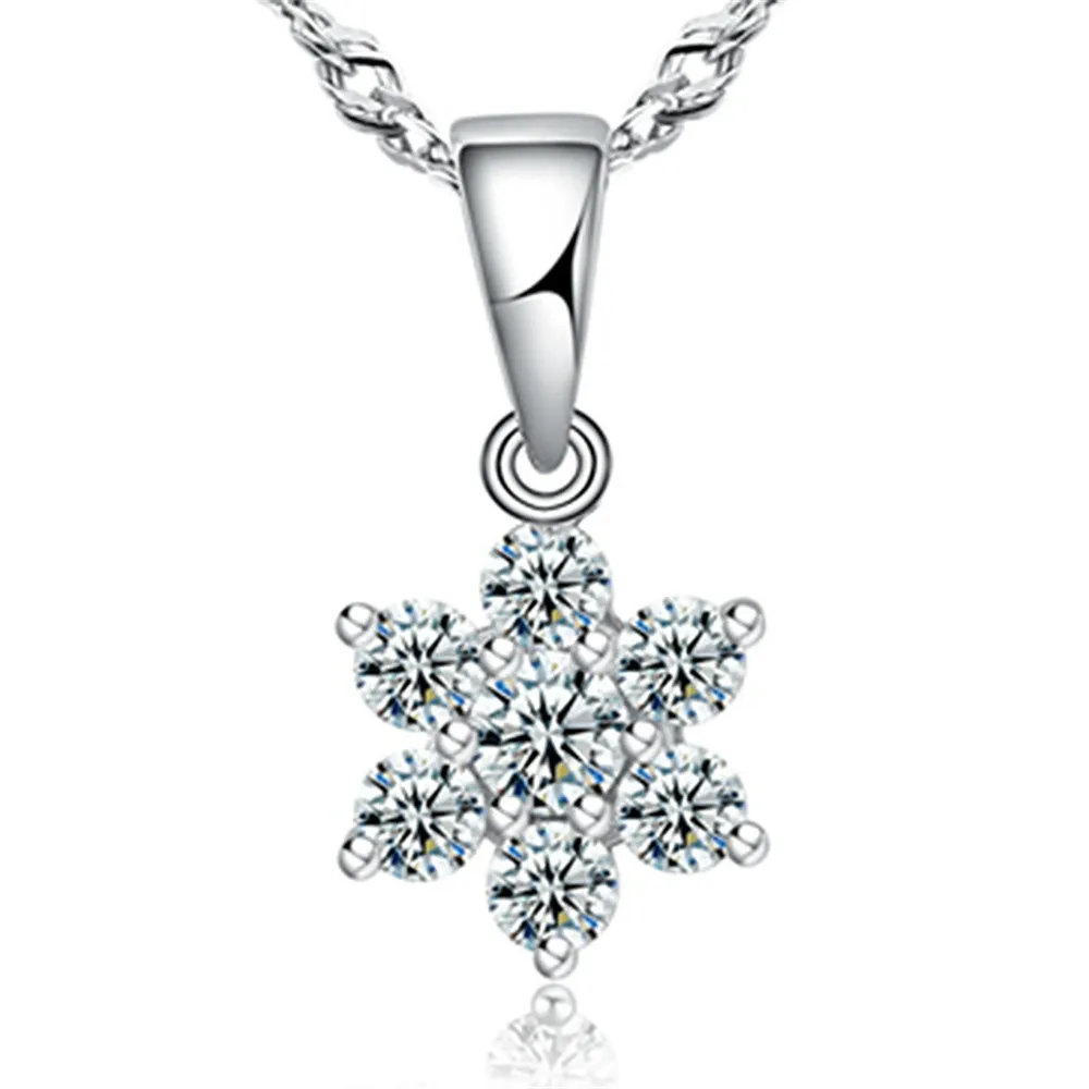 Снежинка Кристалл Дамы Ожерелье|snowflake pendant necklace|pendant snowflakesnowflake |