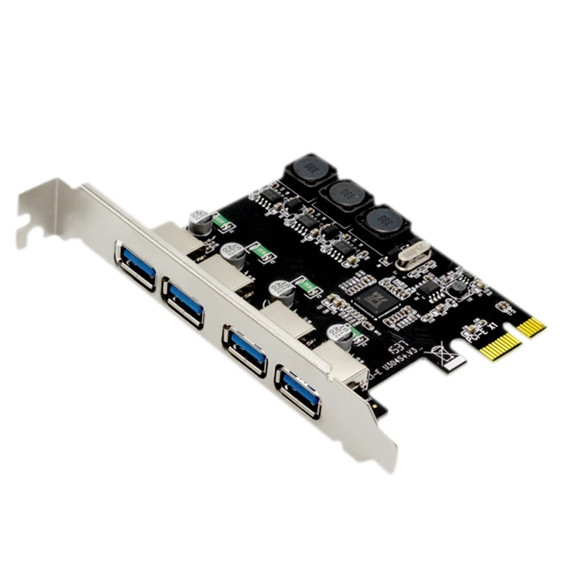 4 порта Usb 3 0 Pci Express плата расширения Pcie E хост контроллер X Usb3.0 карты