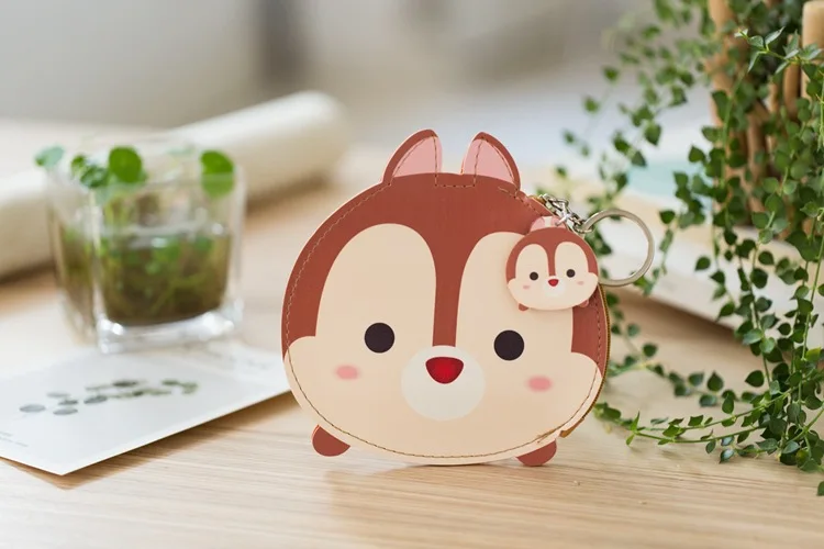 Disney дети мультфильм монета ПУ кошелек Микки Маус прекрасная Монета Сумка подарок для мальчиков и девочек сумка для хранения ключей сумка с подвесками ребенок пакет