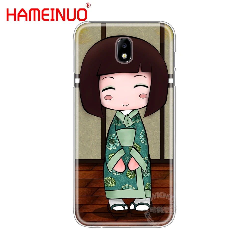 HAMEINUO kawaii Japanese Kokeshi Doll чехол для телефона Samsung Galaxy J3 J5 J7 2017 J527 J727 J327 Prime J330 J530 J730 PRO|case