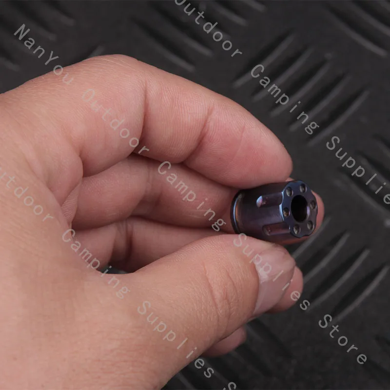 

1PC Titanium Alloy Revolver Magazine EDC Paracord Beads Knife Beads Rope Cord Beads Lanyard Pendants Outdoor Accessories