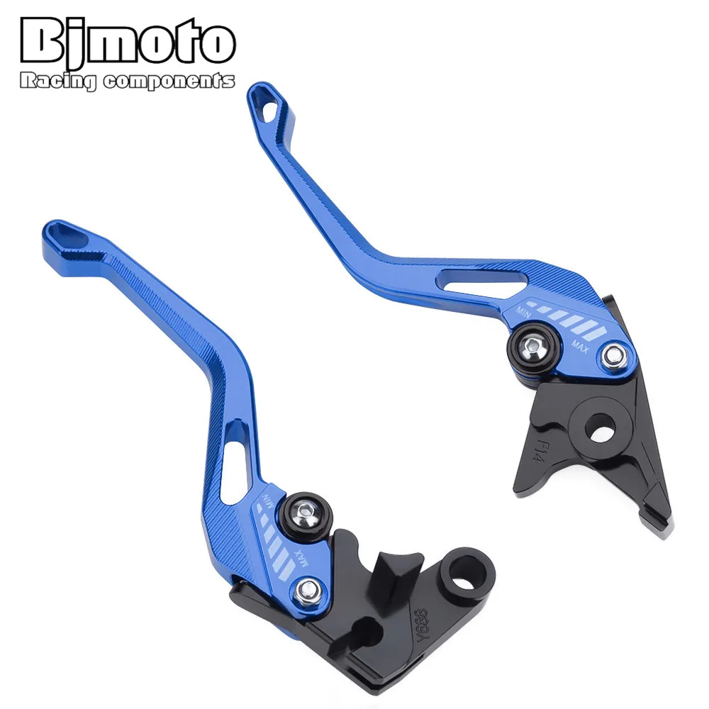 Рычаги тормоза сцепления мотоцикла Bjmoto 8 цветов 5D CNC длинный Регулируемый рычаг
