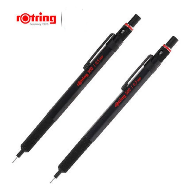 

Автоматический карандаш для рисования rotring 500, немецкие оригинальные механические карандаши 0,5 мм 0,7 мм 5 шт./лот