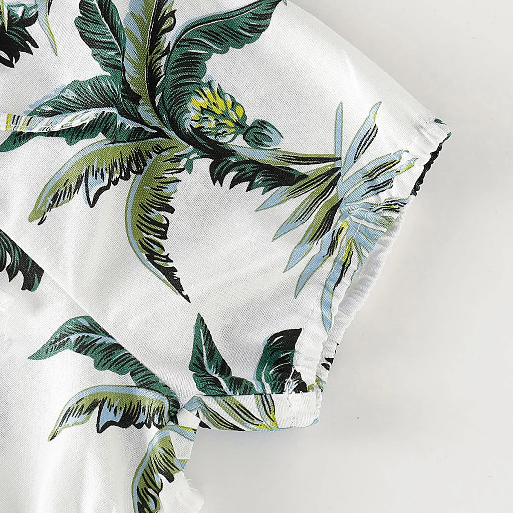 Комплект для маленьких девочек с открытыми плечами и кисточками топ принтом