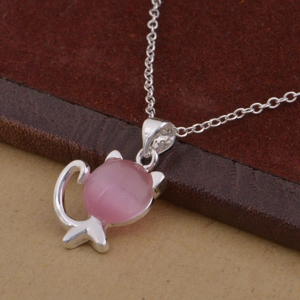 Оптовые посеребренные Модные Цепочки для ювелирных изделий ожерелье кулон