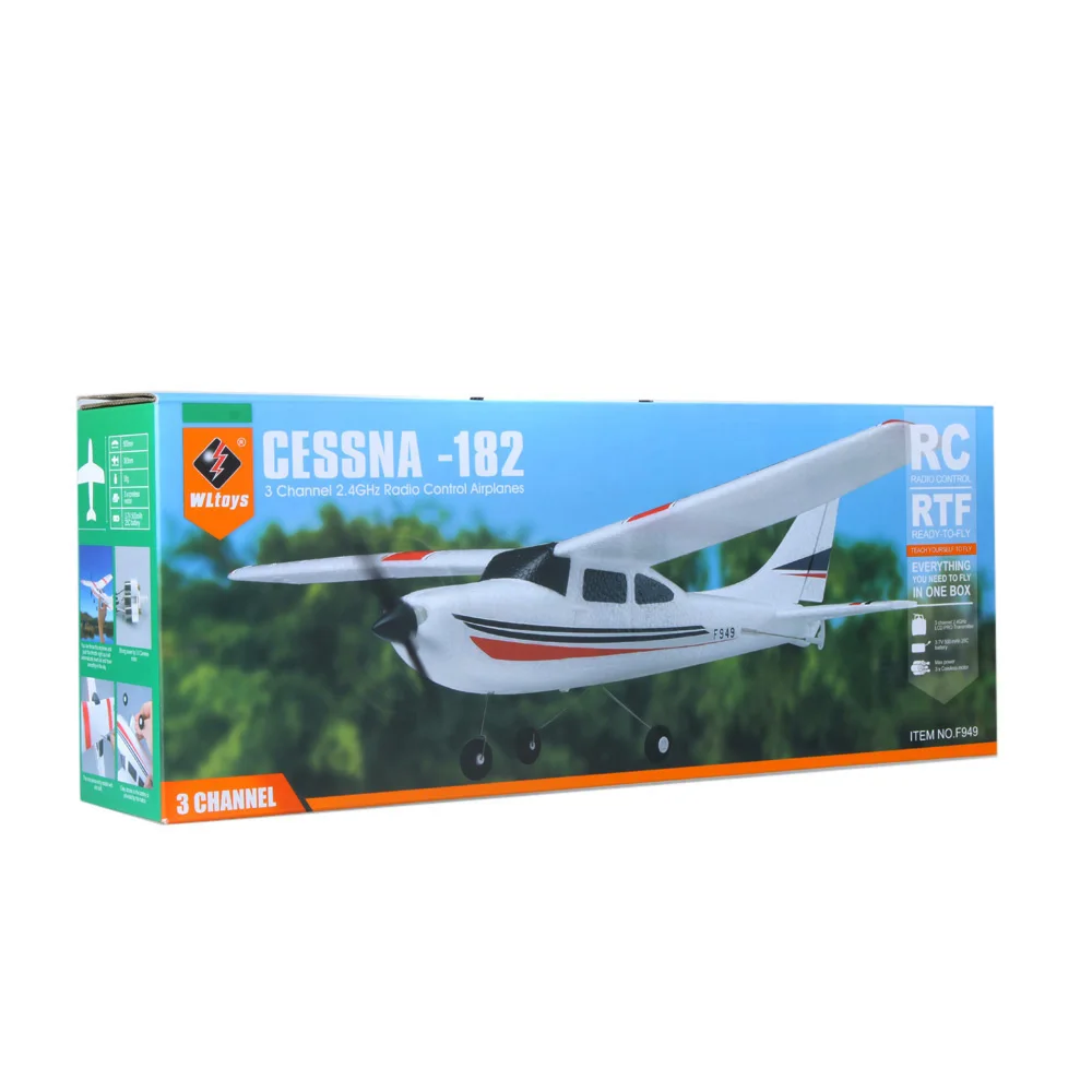 F949 2 4G 3CH RC самолет с фиксированным крылом уличные детские игрушки дополнительной