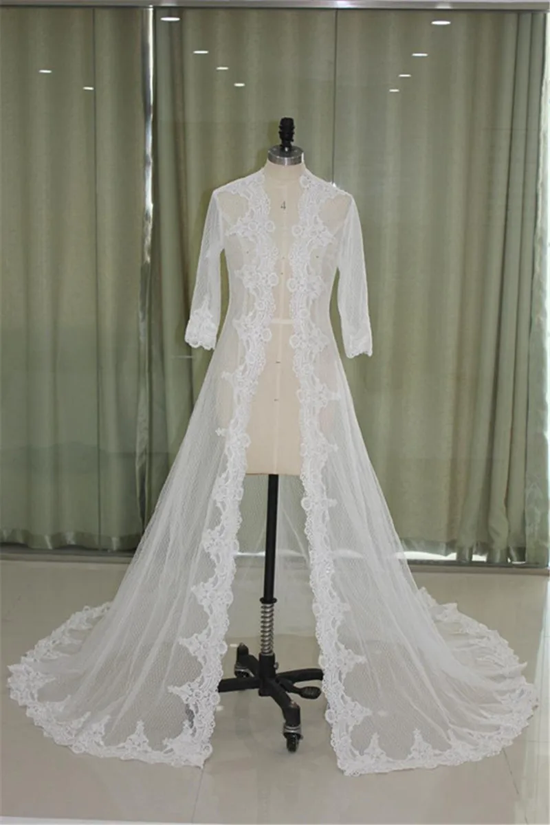 Настоящие фотографии элегантные свадебные длинные накидки свадебное пальто