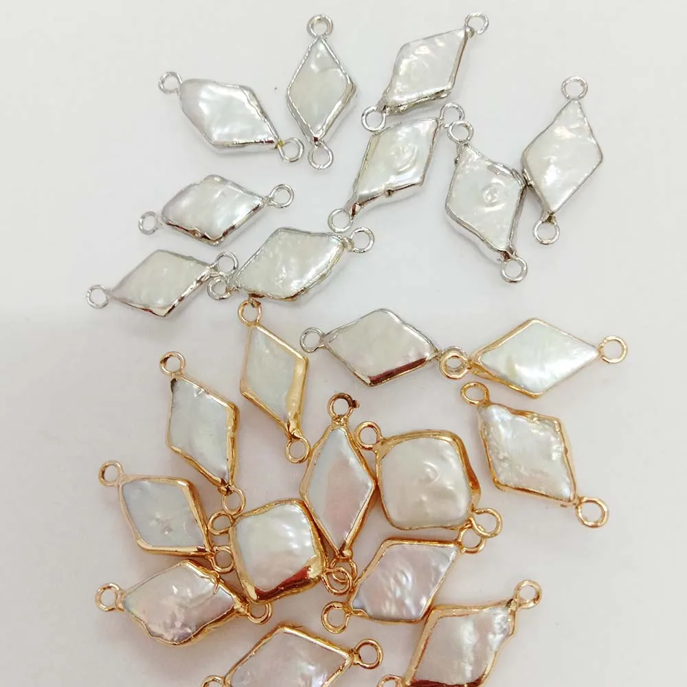 5 шт./лот 100% пресноводный жемчуг с барочной формой ромбовидная форма барокко