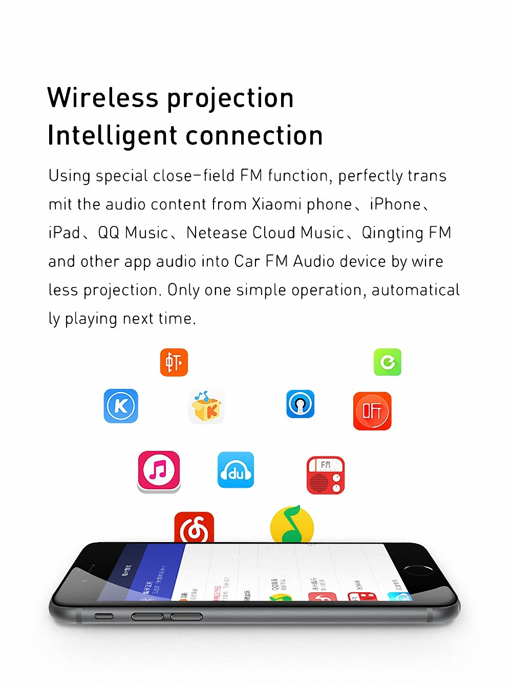 Xiaomi ROIDMI 3S Bluetooth 5 в 3.4A автомобильное зарядное устройство с умным приложением для iPhone и Android умное управление USB музыкальный плеер