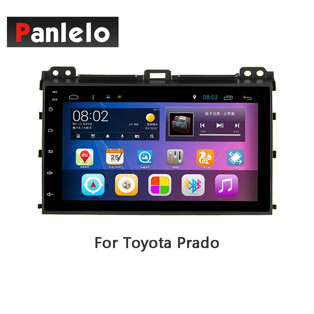 TY11-Prado Panlelo Android 7,1 стерео 2 Din 10,2 дюймов для Toyota Corolla VIOS YARiS L Land Cruiser RAV4 Lewin Camry Prado Highlander - Цвет: TY11-Prado