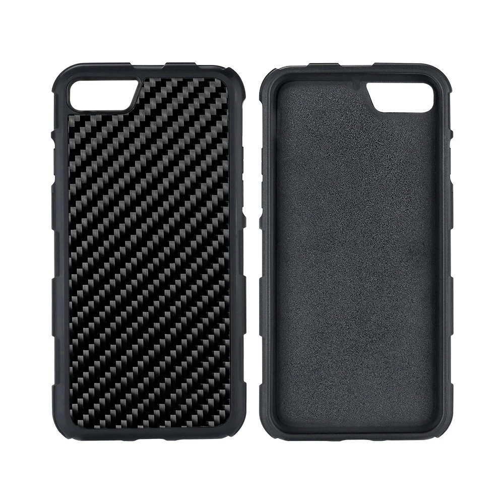 Mcase противоударные чехлы для телефонов из настоящего углеродного волокна iPhone 7 8