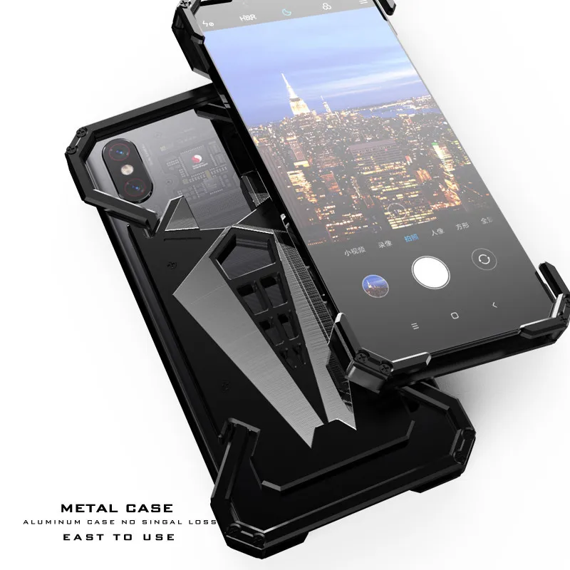 

2018 Hot Luxury Shockproof Aluminum Metal Armor Case For Xiaomi Mi 8 M8 Mi8 Aluminium Bumper Case Metal Frame Cover Mi 8