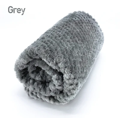 Grey Супер удобное одеяло для собак, одеяло для домашних животных, бархатное плюшевое Флисовое одеяло разных цветов и размеров для маленьких, средних и больших собак - Цвет: Grey