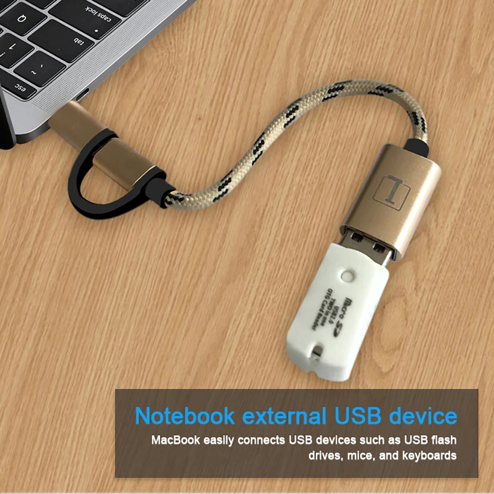 Robotsky 2 в 1 Type C Micro USB OTG кабель адаптер Android для Xiaomi Redmi Samsung коннектор адаптер|Кабели