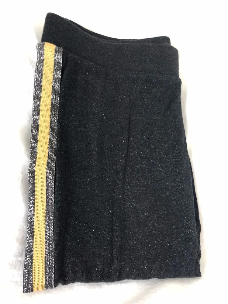 Mianziduo 2019 New Fashion Women's Spring And Summer High Elasticity Free Shipping Golden Cotton Leggings Pajamas Pants | Женская