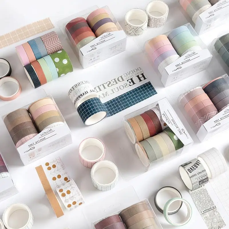 10 шт./компл. милая серия Декор васи лента скрапбук Сделай Сам прозрачная