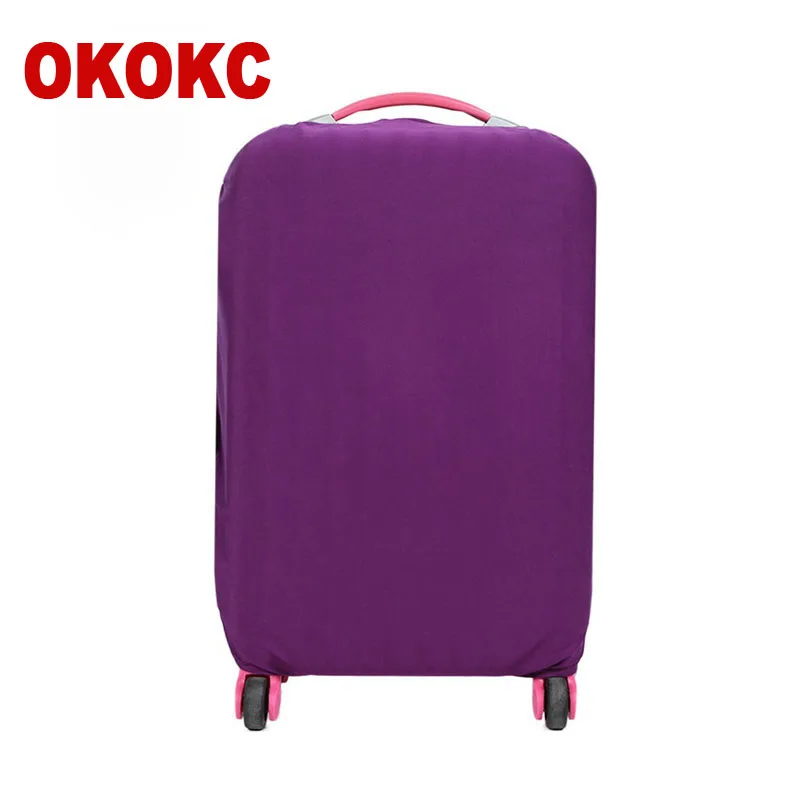 OKOKC розовый чемодан защитные шторки для багажника применяются к 18~ 30 дюймов случае эластичная Туристическая сумка крышка стрейч тележка пылезащитный чехол