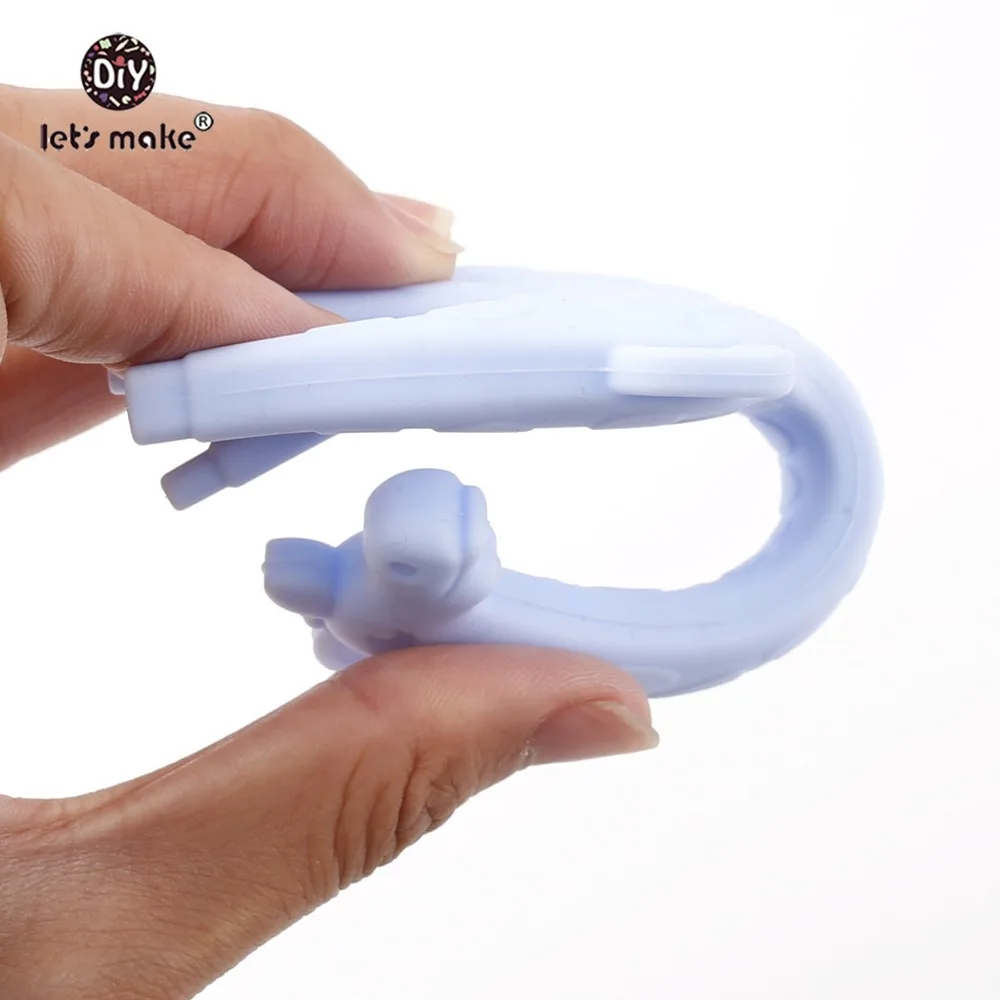Let's Make Baby Teether 1 шт мультяшный кулон в форме жирафа пищевой силиконовый