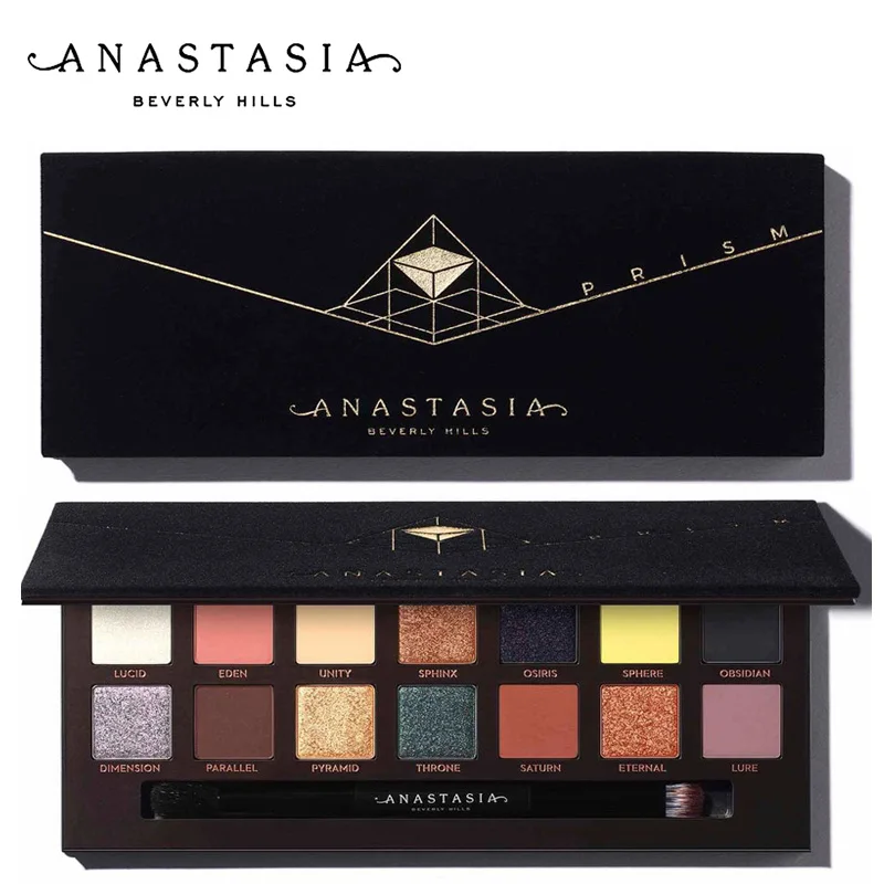Палитра теней для век anastara beverly матовые мерцающие пигментированные тени