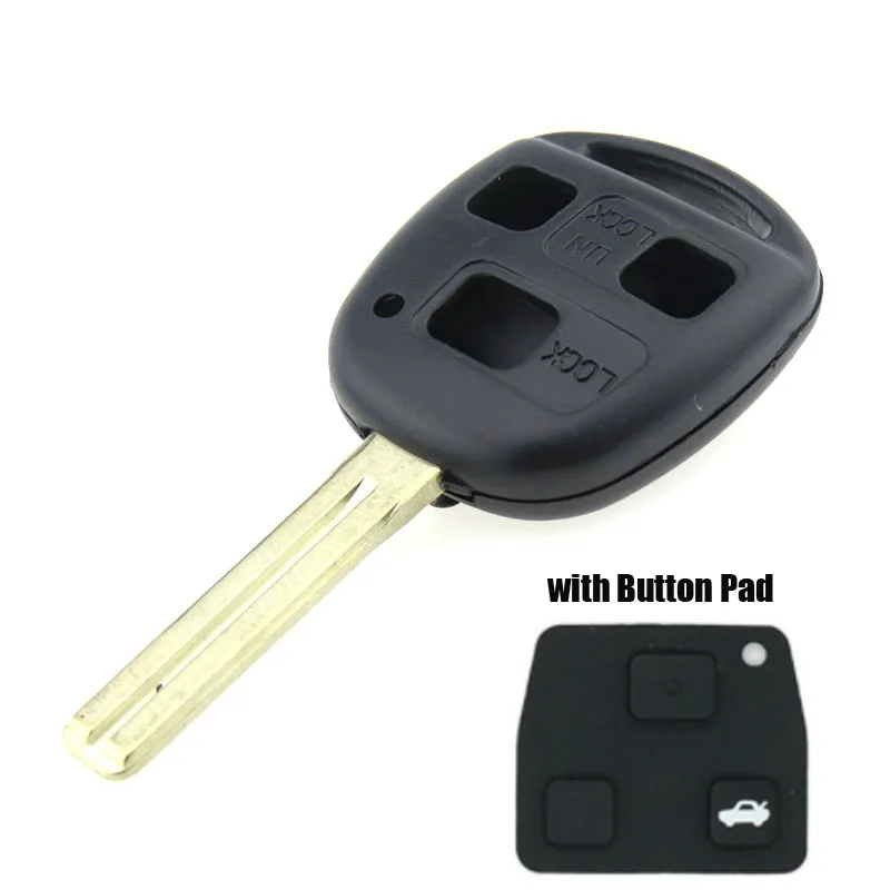 Дистанционный автомобильный чехол для ключей Fob2 кнопки Toyota Celica Avensis RAV4 Prado Camry TOY47