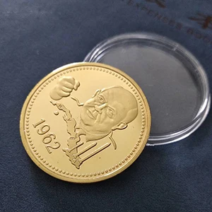 Collection coin Gold plated - Цвет: Светло-серый