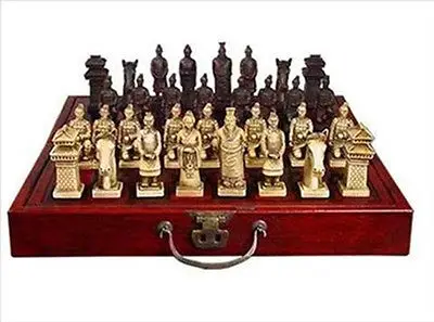 Китайские шахматы 32 шт. набор/коробка/Xian Terracota Warrior | Дом и сад