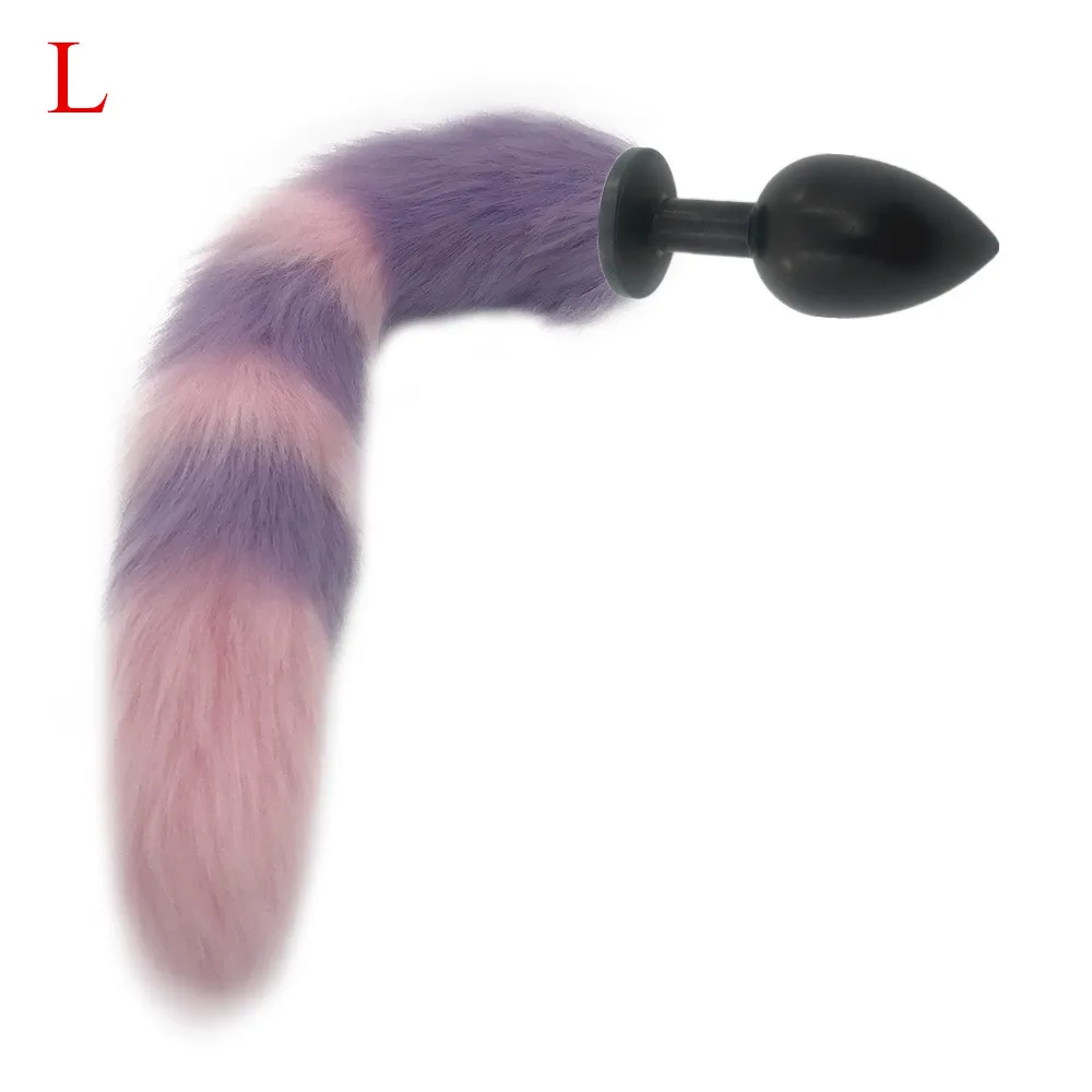 Anal Sex Toys Fox Tail Plug Metal Butt Insert Anus Dilator Flirt Cosplay for Women Men H8-229D | Красота и здоровье