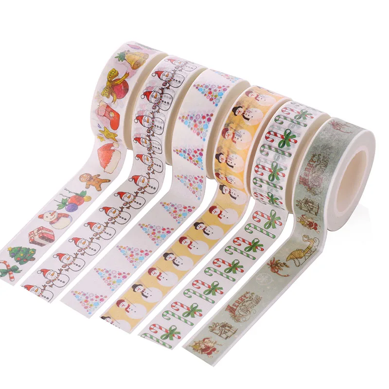 Рождественская лента washi с милыми узорами из бумаги сделай сам|christmas tape|pattern washiwashi