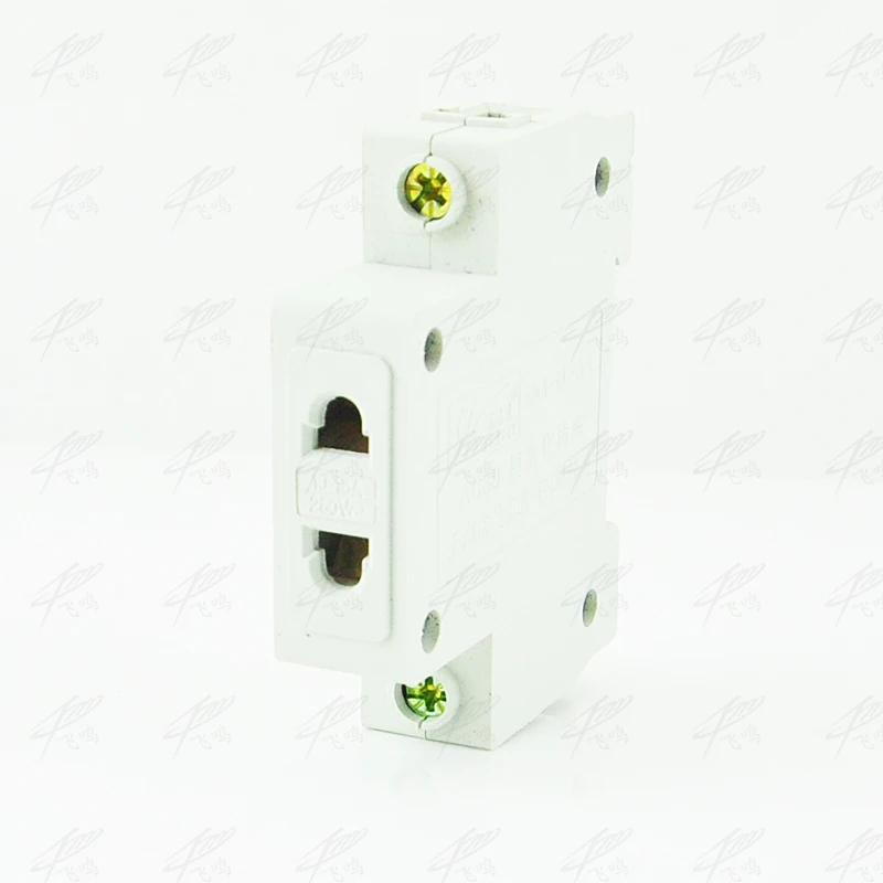 1 шт. однофазная модульная розетка 35 мм 10 16 А 250 В переменного тока|us socket|socket din
