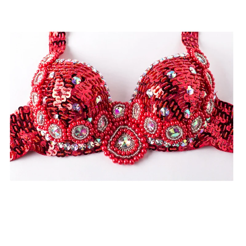 Костюм для танца живота Профессиональный полный комплект из 2 предметов