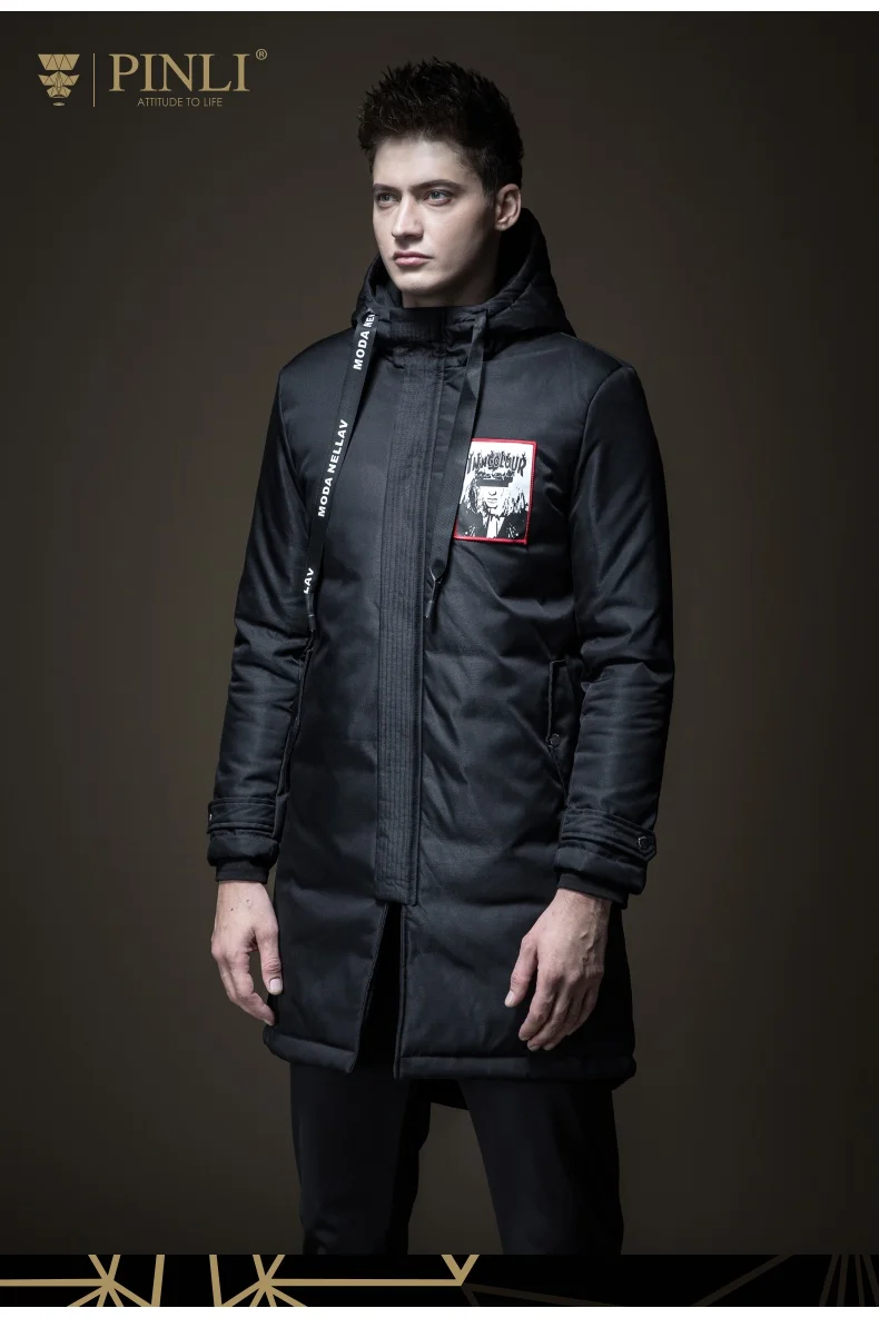 Зимние куртки, мужские куртки, Chaquetas Hombre Casacos, мужская куртка, Pinli Pin Li, новая мужская одежда, костюм, Молодежная шапка средней длины, B184305608