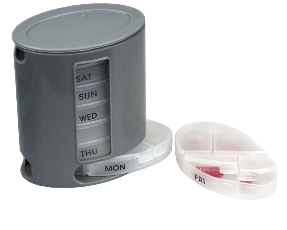 WOFO Творческий Pill Pro Box Организатор путешествия пластик складной Витамин Медицина