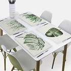 Салфетка для стола, с принтом в виде листьев, 43 х32 см